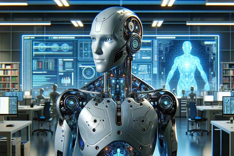 Хуманоиден робот с изкуствен интелект